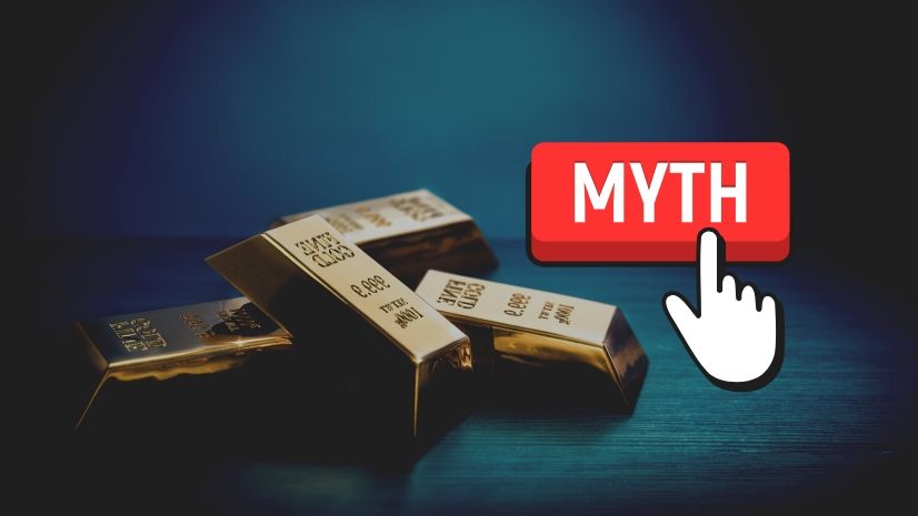Gold stock market myth - dispelling a stock market myth - stock market tip - trading gold